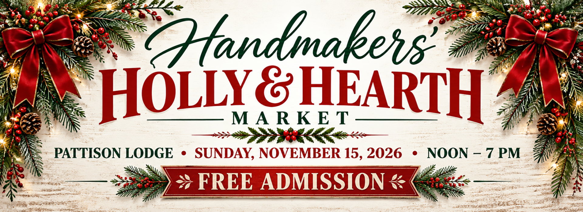 Clermont Parks Pattison Lodge Holiday Market